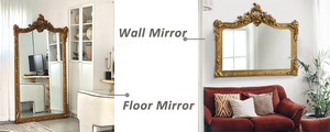 Wholesale Luxury Large <strong>Mirror</strong> for Living <strong>Room</strong> Gold Wooden Framed Full Length <strong>Mirror</strong> Wall Mouted <strong>Big</strong> Floor <strong>Mirror</strong> - Product Image 4