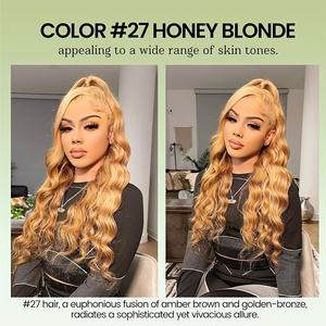 Paquete de 3 Extensiones de Cabello Humano Virgen 100% Natural, Ondulado, Color Rubio 613, 165 cm - Product Image 6