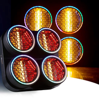 4 Eye Stage Cob Matrix Par Light 4X50W Audience LED Retro Lights For Dj Disco Wedding Birthday LED Blinder Light