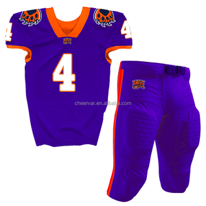 Maillot de football américain personnalisé en sergé, maillot de football américain bleu, tenue de football américain - Product Image 1