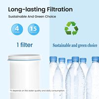 Filtro de Agua de Repuesto para Jarra Zero ZR-001 ZR-004 ZP-006 ZR 017 ZR-008, Filtro Multietapa