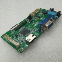 Universel PCBA Carte Contrôleur EDP 30 Pins Interface RTD2556-CG Multi OSD Langue pour L'affichage Surveiller L'utilisation