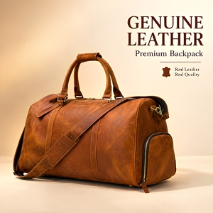 Luxury <b>Mens</b> Duffel <b>Bag</b> 22" Polyester Lining Large Capacity Travel Case for Gym Business <b>Weekender</b> Overnight - Product Image 1