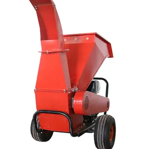 Hete Verkoop 15pk Bosbouwmachines Professionele Tuv Ce Goedgekeurde Zelfvoedende Benzine Hout Twijgen Shredder Chipper