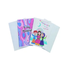 Thank You Cards with Kraft Envelopes Birthday Mubarak Islamic Greeting Card with the envelope