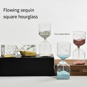 Haut niveau d'apparence Sequin Non-timing <span class=keywords><strong>sablier</strong></span> carré Design anti-Stress <span class=keywords><strong>magique</strong></span> créatif décoration de la maison - Product Image 4
