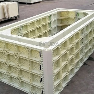 Coffrage en plastique JINFUDA pour la <span class=keywords><strong>construction</strong></span> professionnelle, avec plus de 100 cycles de réutilisation et des performances stables - Product Image 2
