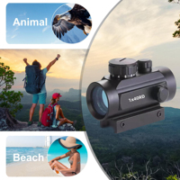 Livraison sous 10 heures, viseur laser de chasse extérieur 1X40 de haute qualité, optique à points rouge et vert, métal léger