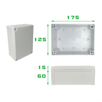 Boîtier de projet électronique en ABS blanc TY-125125100, étanche, 125x125x100mm, boîte de jonction IP67, boîtier pour instruments électroniques