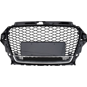 Griglia Anteriore <span class=keywords><strong>A3</strong></span> in Materiale ABS Nero per <span class=keywords><strong>Audi</strong></span> <span class=keywords><strong>A3</strong></span> <span class=keywords><strong>2014</strong></span> 2015 2016 - Product Image 3