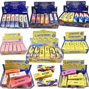 Set de 12 Juguetes Antiestrés Hachimi Kawaii de PU, con Forma de Barra de Mantequilla Salada, para Aliviar la Ansiedad, Juguetes Taba - Product Image 1