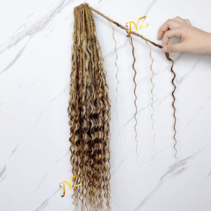 ผมถักลายคลื่นลึกสำหรับต่อผมคนเงือก - Product Image 6