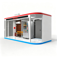 Mobilier d'extérieur pour abri de bus intelligent avec salle climatisée