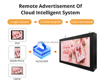 Layar Digital Signage LCD Tahan Air IP65 Ukuran 32-86 Inci, Layar Iklan Luar Ruangan untuk Pusat Perbelanjaan, Dapat Dipasang di Dinding Lift