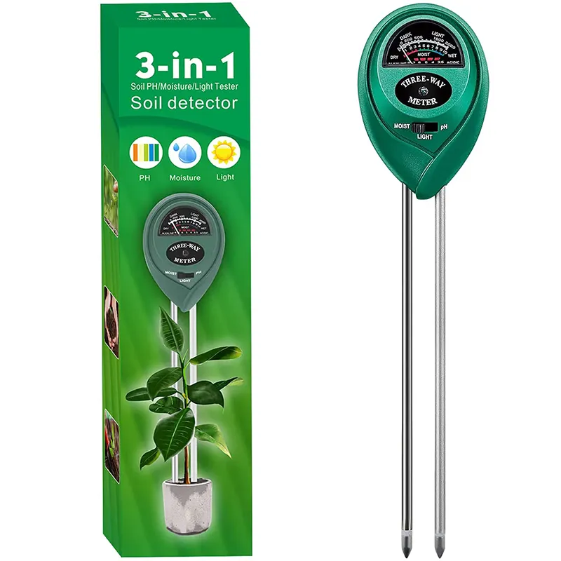 HDSP-02 3 in 1 Boden-Ph-Meter Feuchtigkeit/PH/Tageslicht-Tester keine Batterie für Gartenpflanzen-Werkzeug-Testkit