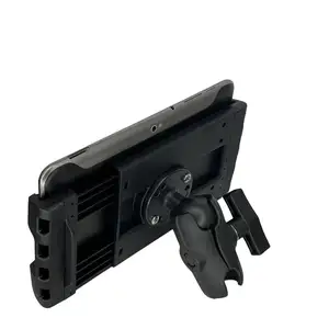 Universal Tablet Clamp für alle 8 ''-14'' Tablets(iPad,Samsung Tab) mit 8,7 cm Dublett-Sockel arm-Mit 1,5 ''Ball