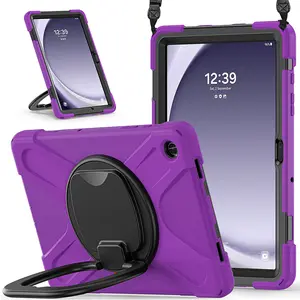 Anti-drop construído em tela Protector case para Samsung Galaxy Tab A9 Plus 11 polegadas 2023 SM-X210 X215 X216