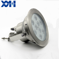 Projecteur LED submersible durable IP68 DMX 12V/24V 36W RGBW à changement de couleur automatique et intensité variable pour bassin et fontaine