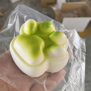 <b>Pink</b> Matcha Cat Claw Soft Gradient Paint <b>Spraying</b> Handmade Crafts Small Gift Jelly Slow Rebound Play DIY Props Soothing Model - Product Image 6