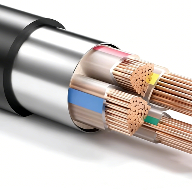 Protective Cable for Construction IndustryXLPE Insulation PVC Sheath Steel Tape armor Power Cable 3+1 Core; 4 Core