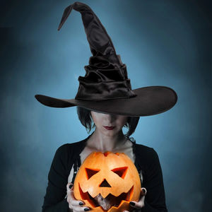 <span class=keywords><strong>Chapeau</strong></span> <span class=keywords><strong>de</strong></span> <span class=keywords><strong>Sorcière</strong></span> d'Halloween Accessoire <span class=keywords><strong>de</strong></span> Costume <span class=keywords><strong>Chapeau</strong></span> <span class=keywords><strong>de</strong></span> Sorcier Noir avec Chauve-Souris Araignée Fête d'Halloween Prom Cosplay Décoration Chapeaux à la Mode - Product Image 3