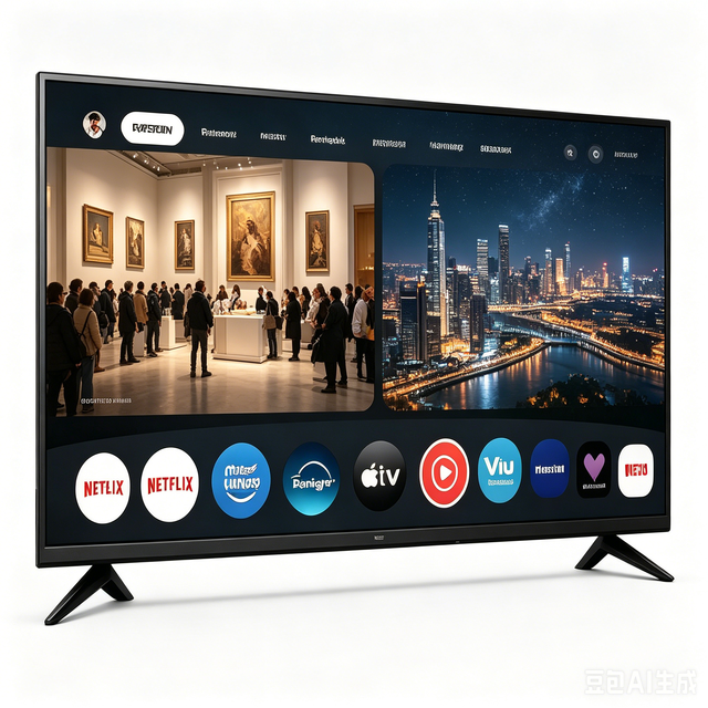 32-55inch OEM Customizable Hotel Android Smart TV with Built-in WiFi HDTV 4K Resolution and Screen Mirroring