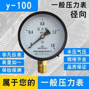 Manómetro de Presión Estándar Y 100, 0,1-6 MPa, Radial, para Aire y Agua - Product Image 5