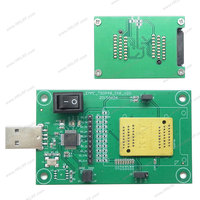 EMMC BGA153/BGA169 Soket Uji Pembaca USB Ukuran IC 11.5x13mm Uji Flash NAND