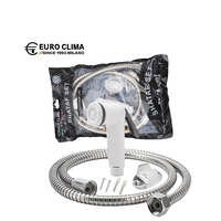 Ensemble de douche à main haute pression EURO CLIMA avec tuyau de douche à double boucle