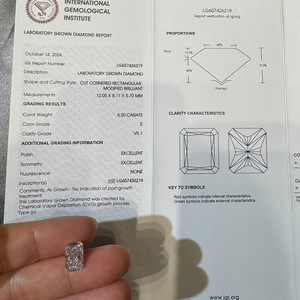 3ct 5ct 10ct D VS1 3EX Выращенный в лаборатории бриллиант IGI сертификат круглой огранки причудливой огранки CVD бриллиант для украшения - Product Image 4