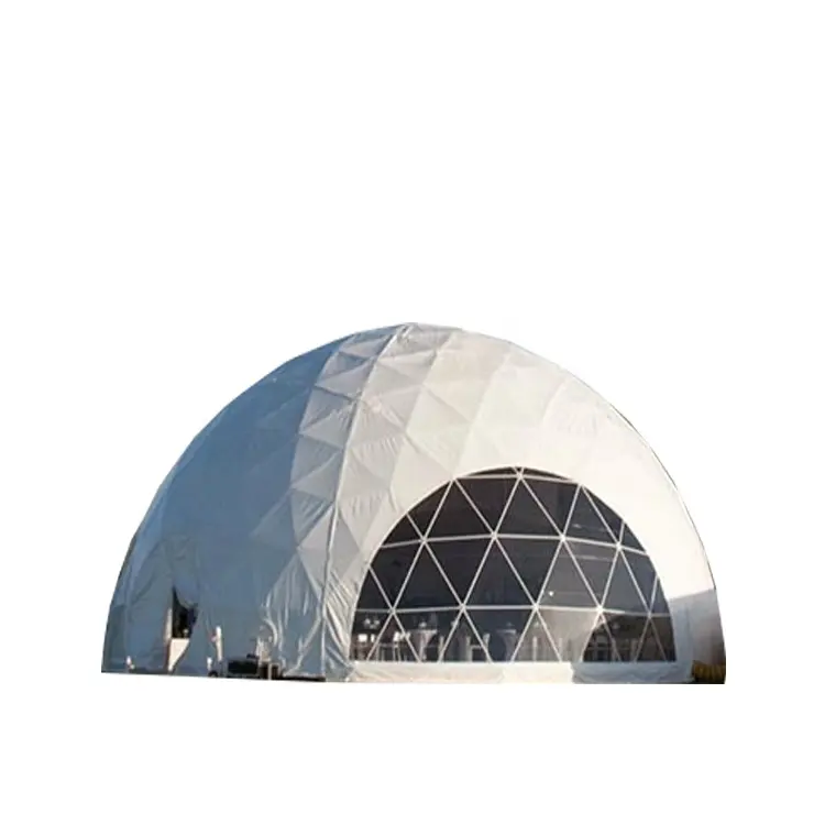 BGD03高級テント30m 40m 50m100% 利用可能なスペースフォーシーズン屋外カスタム測地線ドームテントイベント低価格ジオドーム