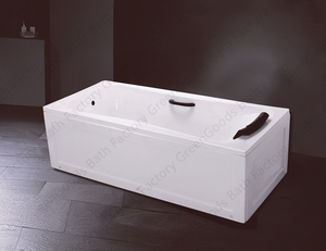 <span class=keywords><strong>Baignoire</strong></span> rectangulaire en acrylique onyx moderne écologique à trois pièces pour l'intérieur, 150x70 - Product Image 4