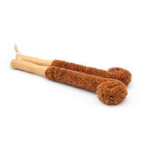 Natural Biodegradable Coconut Fibre Kitchen Scrub <b>Brushes</b> Pan Pot <b>Bottle</b> Cleaning <b>Brush</b> - Product Image 4
