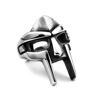 YK Mens Vintage Antique <span class=keywords><strong>Masque</strong></span> de <span class=keywords><strong>pharaon</strong></span> égyptien sculpté Bague en acier inoxydable - Product Image 1