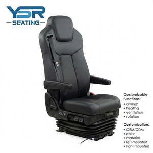 Asiento de Camión de Servicio Pesado con Suspensión Neumática, Calefacción, Ventilación, Aire Acondicionado y Riel Deslizante de Largo Recorrido Ajustable - Product Image 1