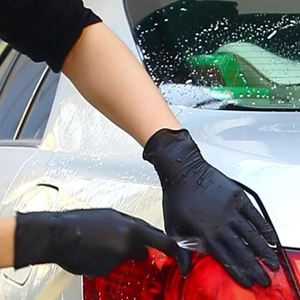 قفازات فحص غرف الأبحاث الصناعية خالية من مسحوق النتريل مقاومة للماء قفازات أمان للاستخدام مرة واحدة لحماية اليد والذراع - Product Image 6