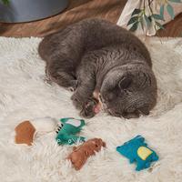 Новая игрушка для кошек: кукла-животное, игрушка-грызунок из кошачьей травы для самостоятельных игр, снятия скуки, с кошачьей мятой, от депрессии, для чистки зубов