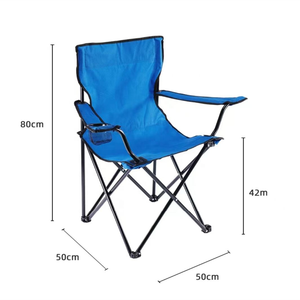 Silla Plegable Portátil para Pesca, Picnic y Playa - Diseño Moderno, Silla Plegable de PE y Acero para Jardín y Exteriores - Product Image 4