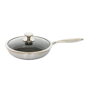 30cm Yong Kang Manufacturer 2.2mm Thickness Wok Odor-resistant Material Stainless Steel <strong>Non</strong> <strong>Stick</strong> <strong>Frying</strong> <strong>Pan</strong> - Product Image 2