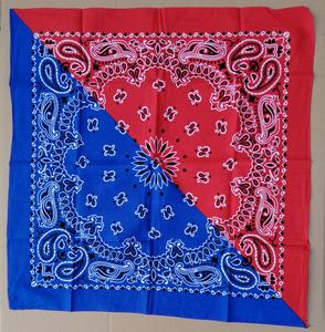 คุณภาพสูงสีแดงดอกไม้สีดำกีฬา Hip Hop ฝ้ายสแควร์ <span class=keywords><strong>Bandanas</strong></span> 55*55ซม.สัมผัสนุ่ม - Product Image 5