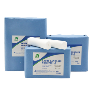Consumibles médicos de hospital Vendaje absorbente de gasa de algodón 100% <span class=keywords><strong>Wow</strong></span> 3 "X 4,5 m, 4" , 6 "Tamaño de ancho grande, 12 rollos por docena - Product Image 6