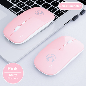 IMICE e1300 im lặng có thể sạc lại chuột không dây với đèn LED, thiết kế siêu mỏng và pin chất lượng tốt - Product Image 4