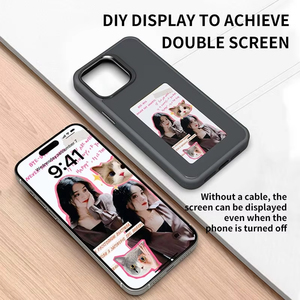 Cá Nhân DIY AI Thông Minh Bốn Màu Mực Màn Hình NFC Chiếu Điện Thoại Trường Hợp Đối Với iPhone 15 16 16E Pro Max New Trở Lại Bảo Vệ Bìa - Product Image 6