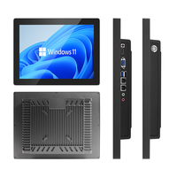 15 pulgadas IP65 Panel Industrial a prueba de agua PC Core I3 i5 i7 Win11 Linux Todo en uno Panel de pantalla táctil sin ventilador PC