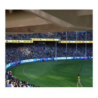 Panneau d'affichage à LED de clôture de stade P6.67 Écran publicitaire dynamique de tableau de bord numérique haute protection tous temps