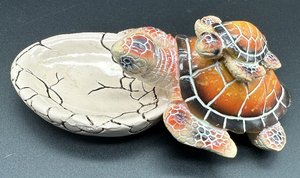 Adornos de Tortuga Marina Hechos a Mano con Materiales Ecológicos, Estilo Realista, Recuerdo de Viaje - Product Image 3