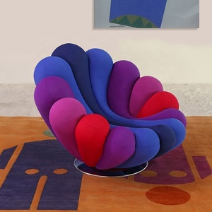 Sedia GEDO con Base Singola in Acciaio Inossidabile, Design Moderno, Spedizione Veloce, Modello Anemone Marino per Soggiorno - Product Image 2