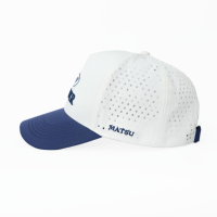 Gorra Trucker de Malla Bicolor AISE al por Mayor, Gorra de Béisbol Perforada y Bordada, Ajustable, para Deportes al Aire Libre, Compatible con Logotipo OEM