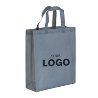 Vente en gros sacs à provisions réutilisables biodégradables écologiques sac fourre-tout non tissé écologique avec logo personnalisé
