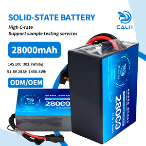 Baterai <span class=keywords><strong>Solid</strong></span> <span class=keywords><strong>State</strong></span> Marine UAV 28000mah 14s 51.8V 28AH 10C Baterai Lithium untuk Drone FPV - Product Image 1
